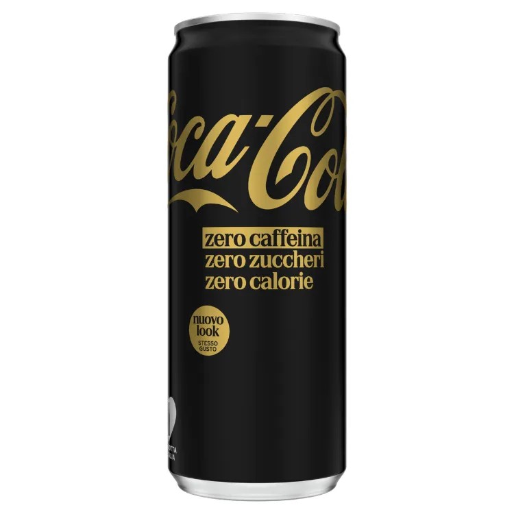COCA COLA ZERO ZERO LATTINA SLEEK CL33X24         