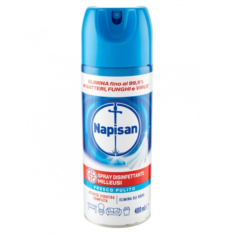NAPISAN SPRAY DISINFETTANTE MILLEUSI FRESCO PULITO     ML.400
