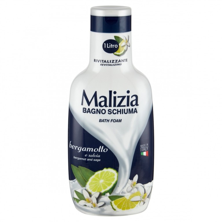 MALIZIA BAGNO SCHIUMA BERGAMOTTO E SALVIA 1000 ML