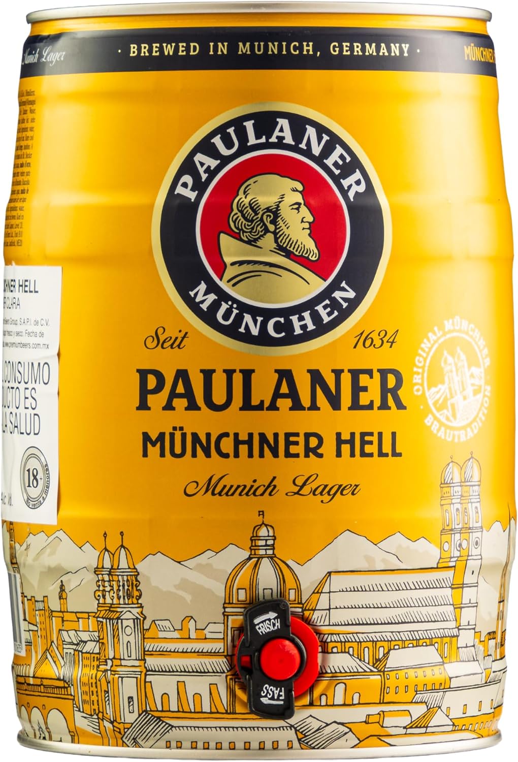 BIRRA PAULANER MUNCHNER HELL LT.5 FUSTINO