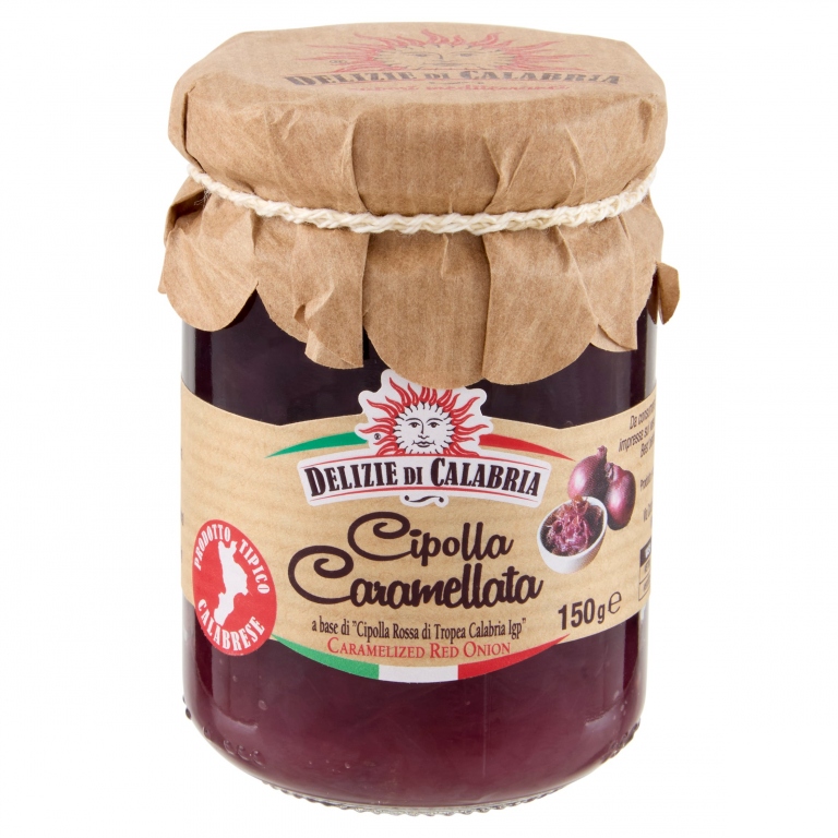 DELIZIE C.CIPOLLA ROSSA IGP CARAMEL.TROPEA G150   
