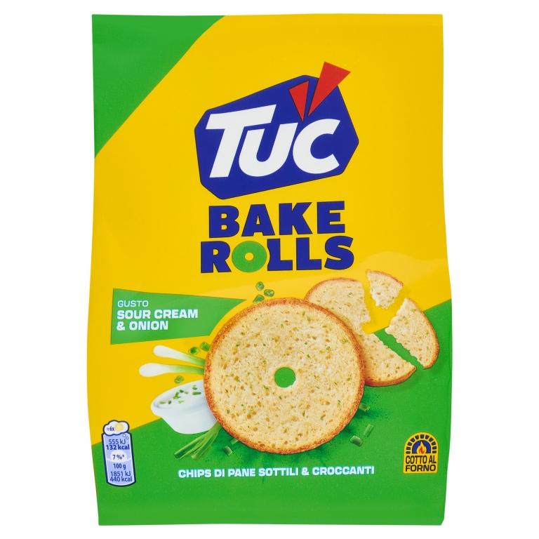 TUC BAKE ROLLS GR 150 SOUR CREAM