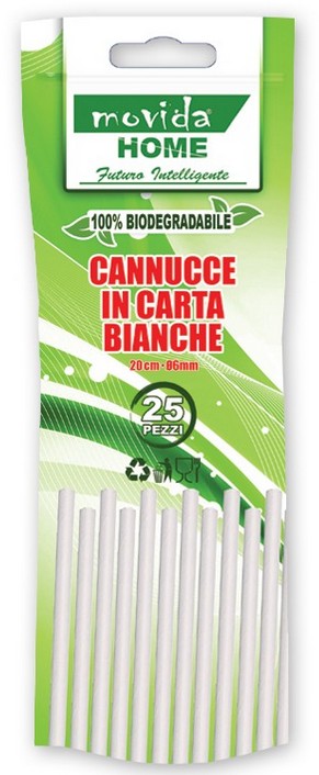 CANNUCCE BIO MOVIDA BIANCHE PZ.25 CM.20