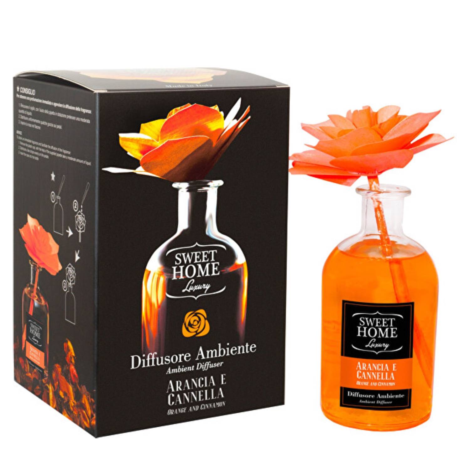 DIFF.AMB. SWEETHOME ML.250 ARANCIA & CANNELLA