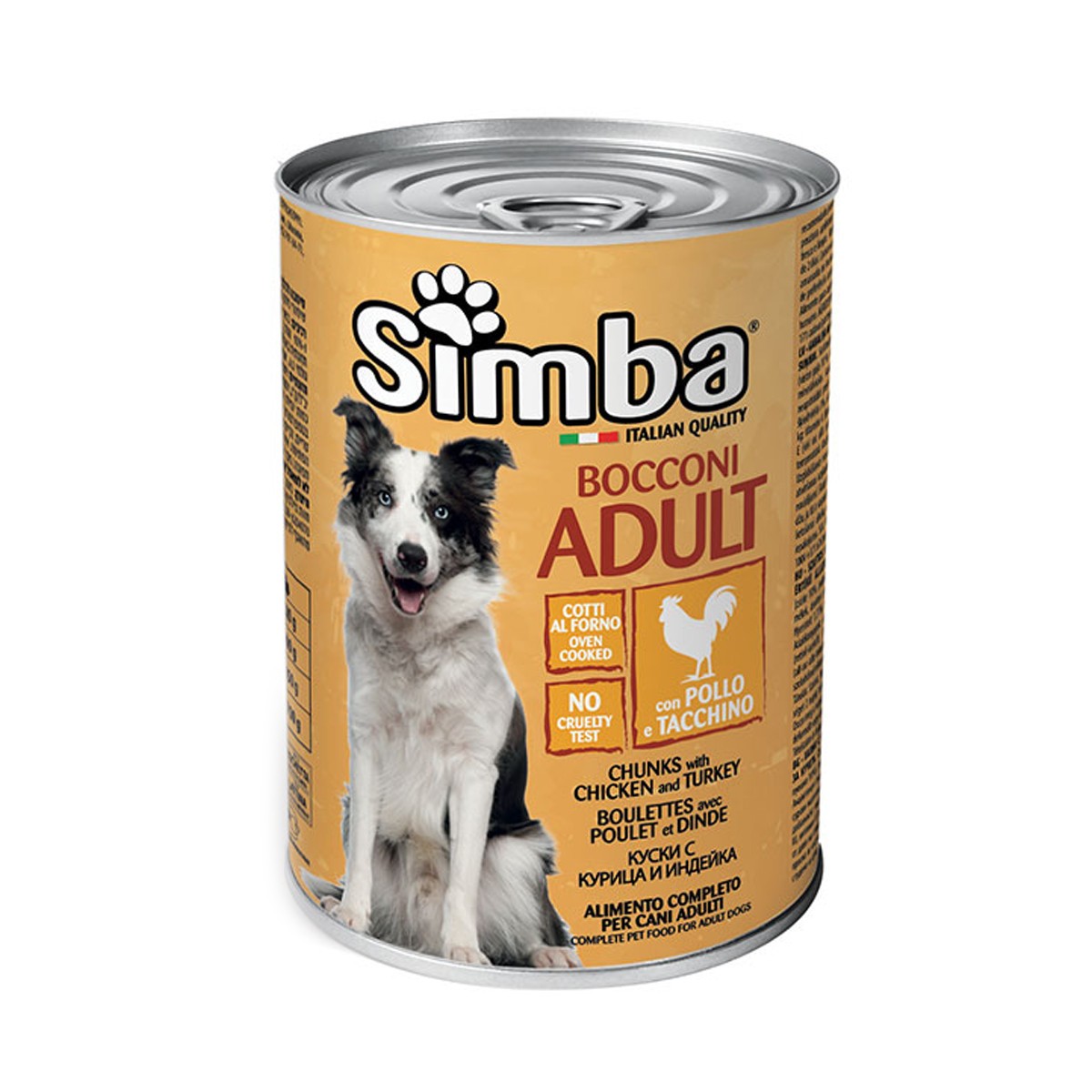 MONGE SIMBA CANE POLLO TACHINO BOCCONCINI GR.415