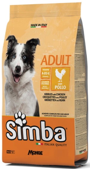 MONGE SIMBA CANE POLLO CROCCHETTE KG.4