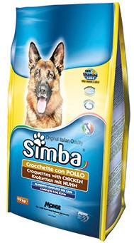 MONGE SIMBA CANE POLLO CROCCHETTE KG.10