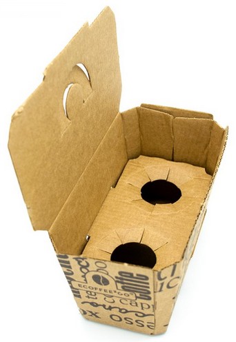 CONTENITORE PORTACAFFE'X2 CARTONCINO PZ.50