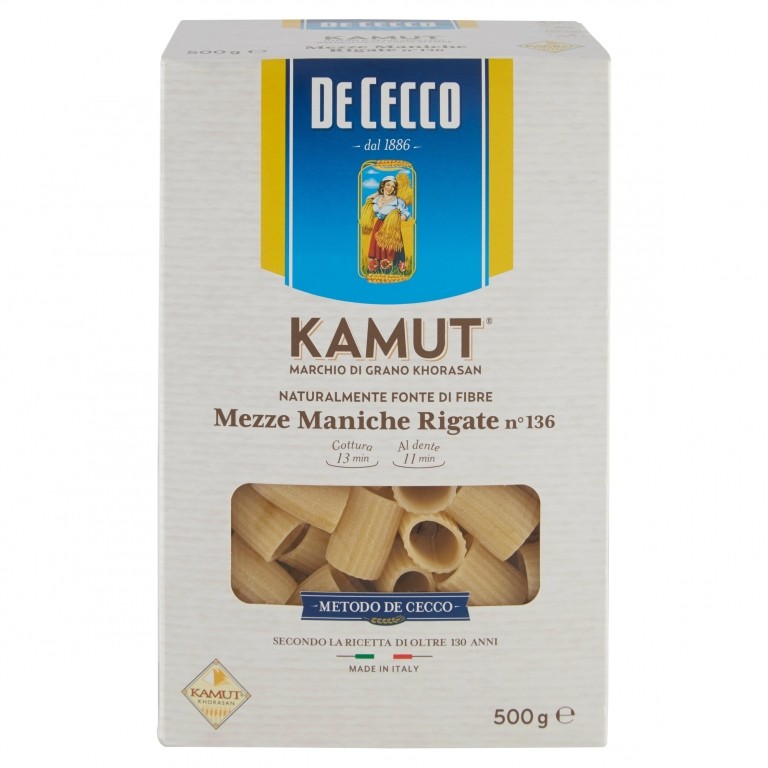 PASTA DE CECCO KAMUT MEZZE MANICHE R.G500         