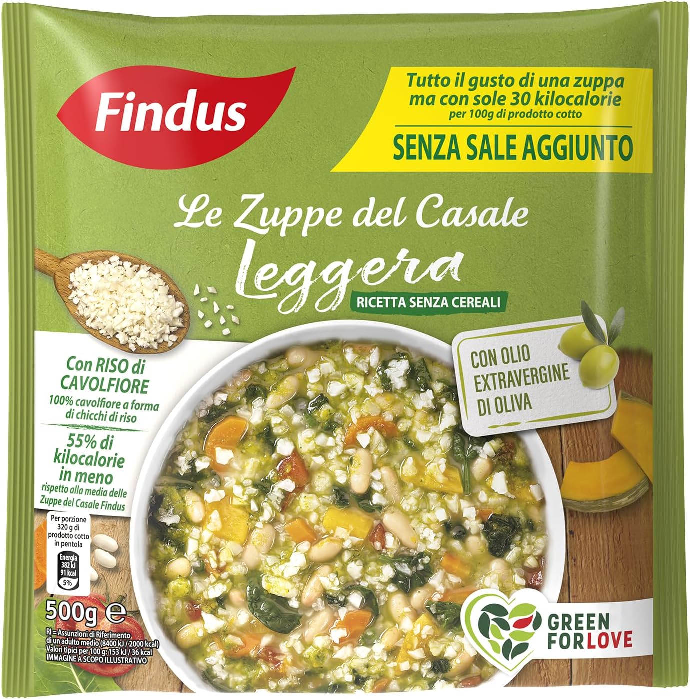 FINDUS ZUPPA DEL CASALE LEGGERA G500              