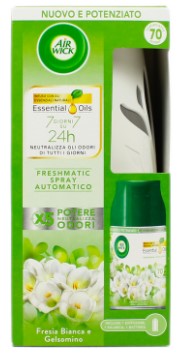 AIR WICK FRESHMATIC SPRAY AUTOMATICO FRESIA BIANCA E GELSOMINO*