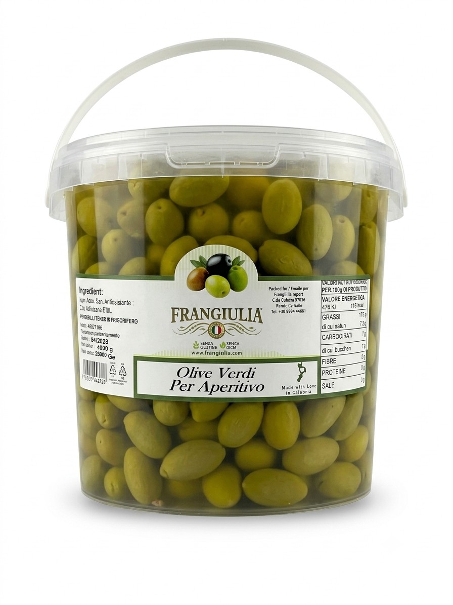OLIVE VERDI FRANGIULIA DA APERITIVO KG.3,5SGOCC2KG