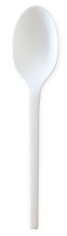 CUCCHIAINO MINI 100MM BIANCO 50PZ