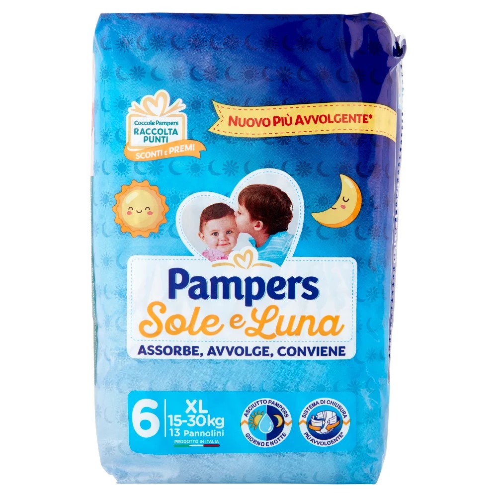 PAMPERS SOLE & LUNA XL X13