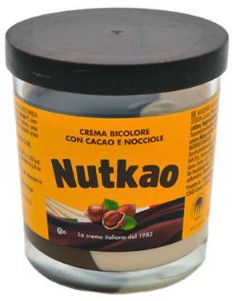 NUTKAO CACAO/CREMA BICOLORE 200 G BICCH.RITA