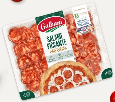 AFF.SALAME PICCANTE PER PIZZA GR.80 GALBANI