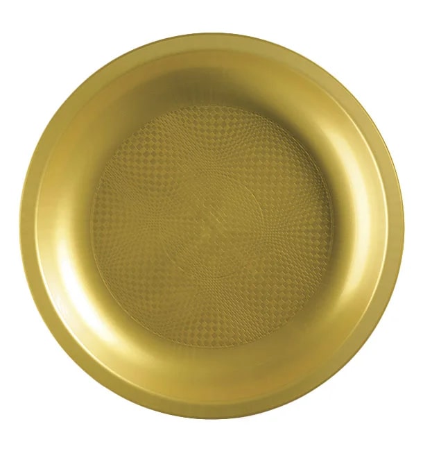 PIATTI PIANO ORO GOLDPLAST PZ.6