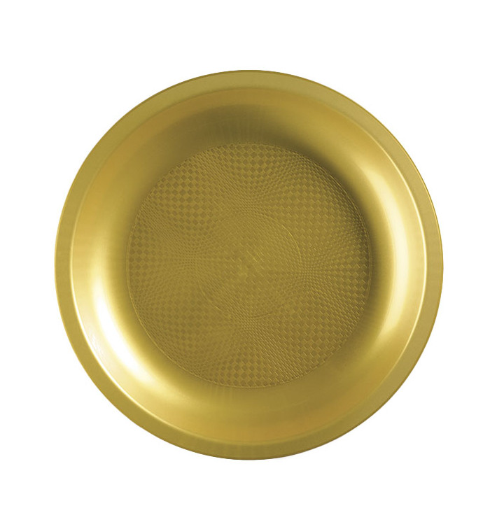 PIATTI TONDI GRANDE ORO PZ.6 GOLDPLAST