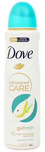 DEO DOVE SPRAY ADV CARE PEAR&ALOE ML 150