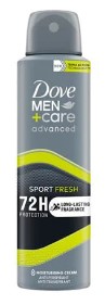DEO DOVE SPRAY MEN ADV CARE SPORT FRESH ML.150