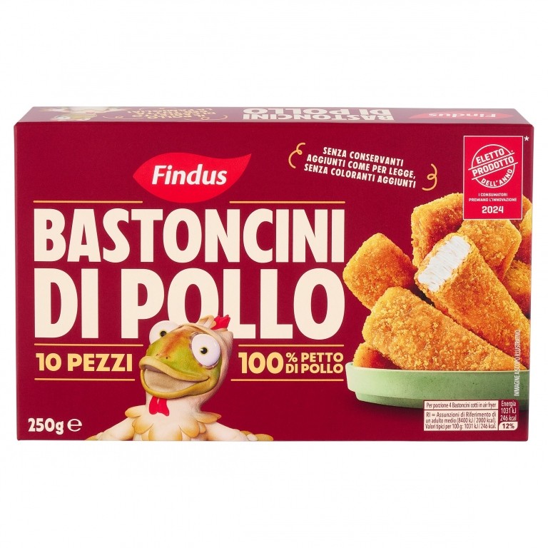 BASTONCINI DI POLLO FINDUS G250                   