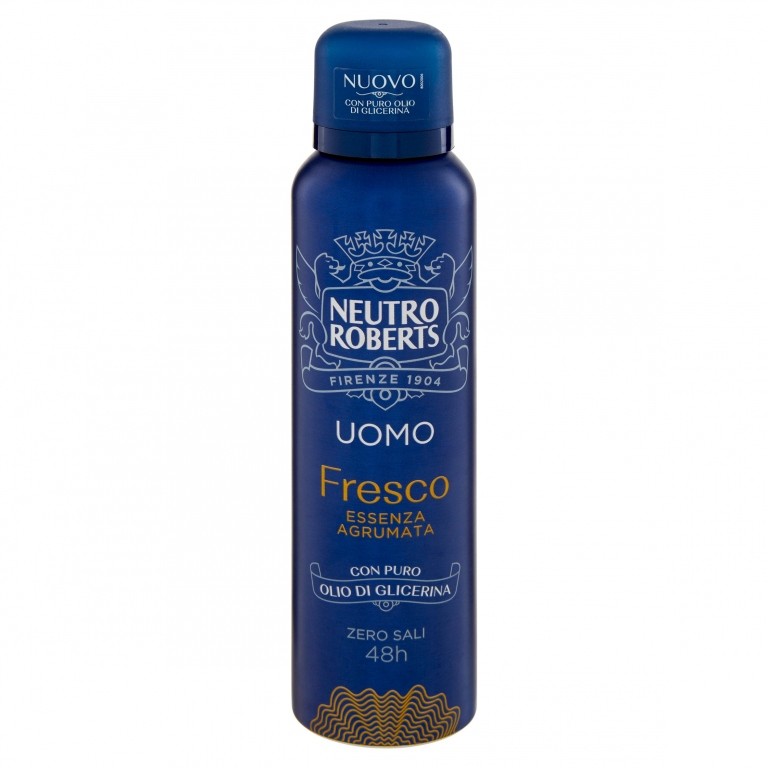 DEO ROBERTS SPRAY UOMO ASCIUTTO AGRUMATO ML150