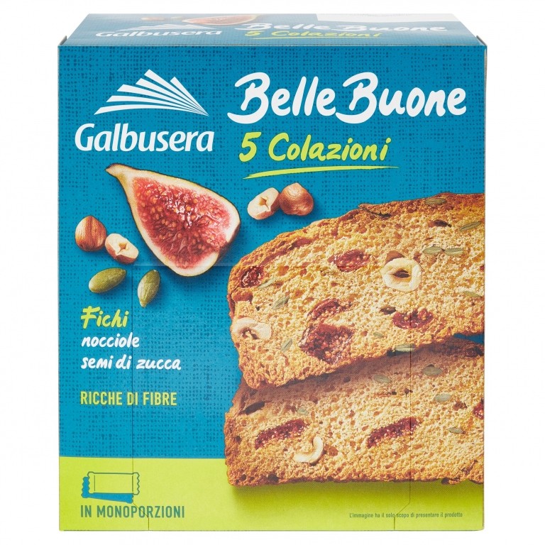 FETTE GALBUSERA BELLEBUONE FICHI/NOCCIOLE GR.200  