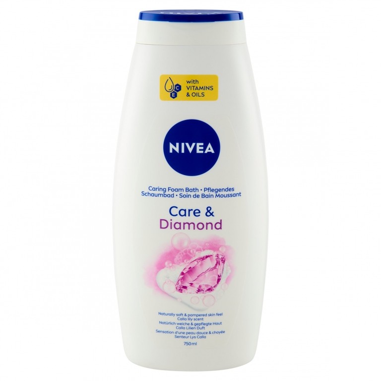 BAGNOSCH.NIVEA ML.750 DIAMONT TOUCH NEW