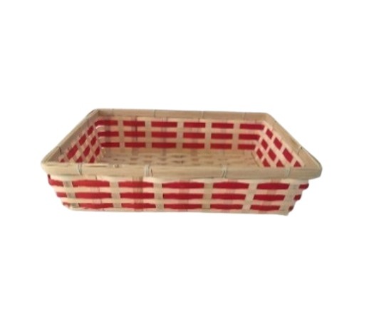 CESTO BAMBOO RETTANGOLARE 38X29 H10               