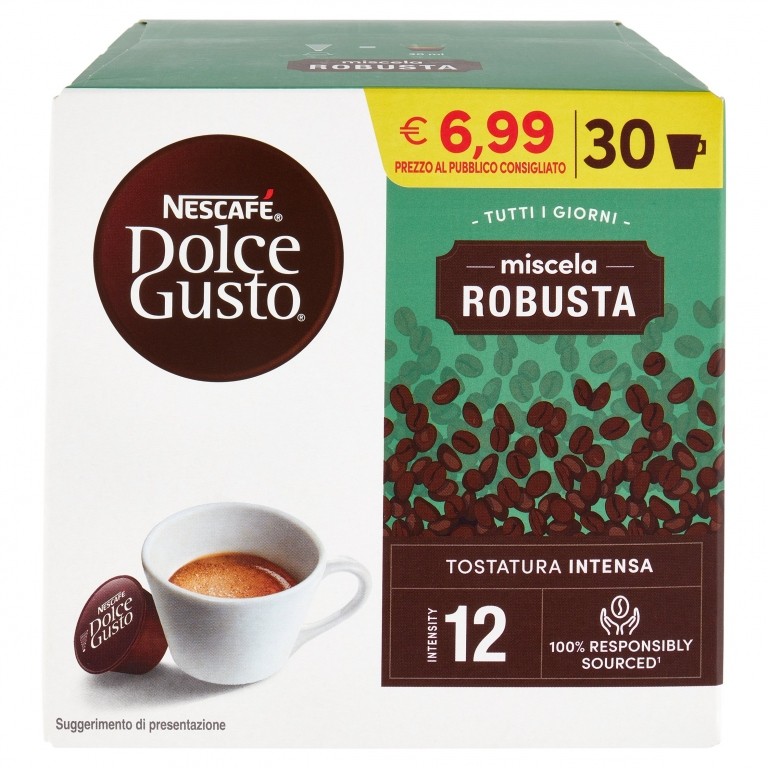 NESCAFE' DOLCEGUSTO ROBUSTA X30 CAPS              