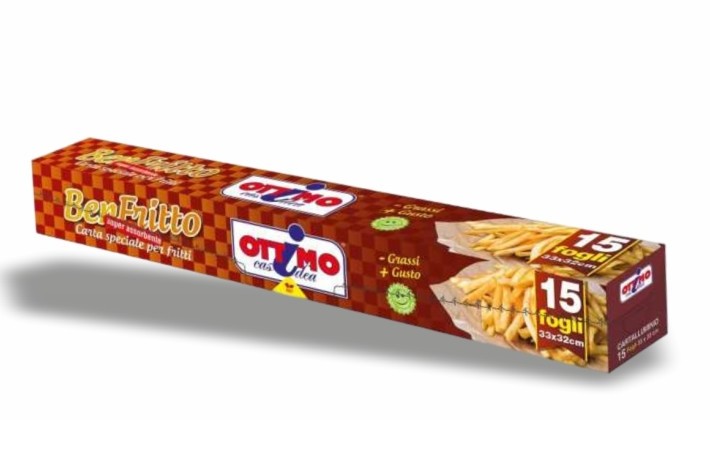 CARTA FRITTI OTTIMO A FOGLI 32X33 PZ 15