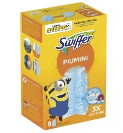 SWIFFER DUSTER CATTURAPOLVERE - RICARICA 9 PIUMINI PER  SPOLVERARE