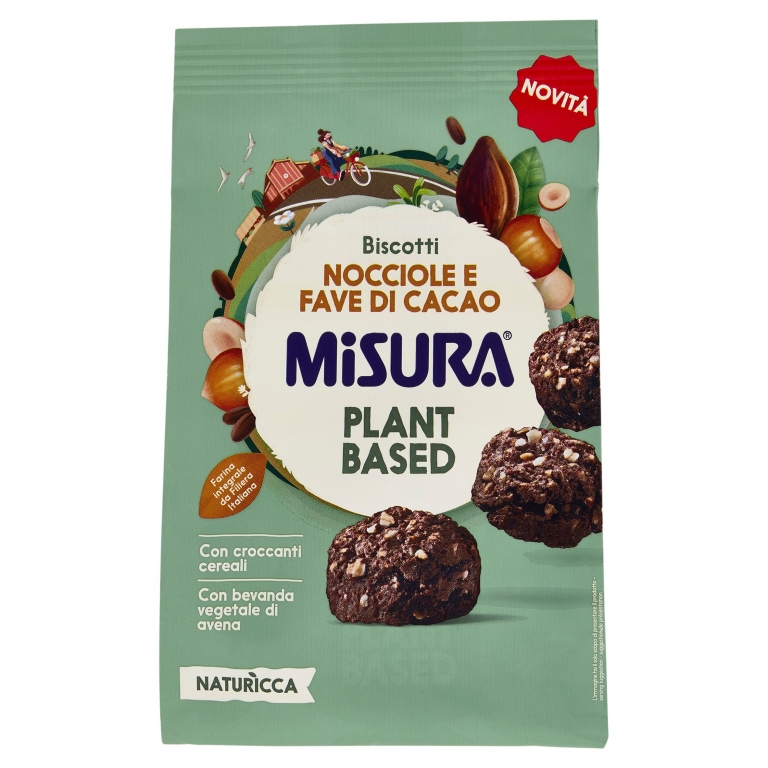 MISURA NATURA CACAO E CIOCCOLATO BISCOTTI GR.260