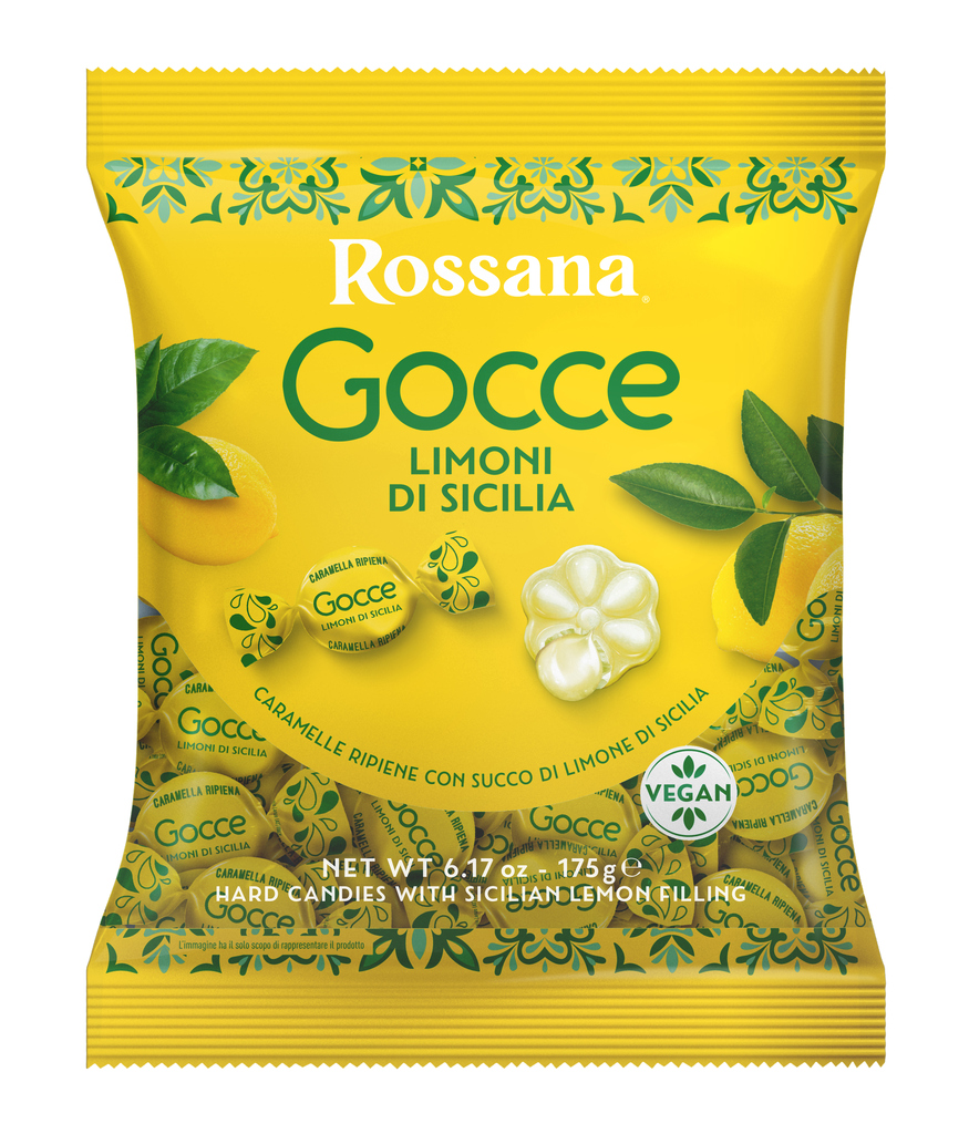 CARAMELLE ROSSANA GOCCE LIMONI SICILIA GR175 BS   