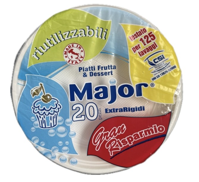 PIATTI ROYAL DESSERT PP PZ.20 RIUTILIZZABILI