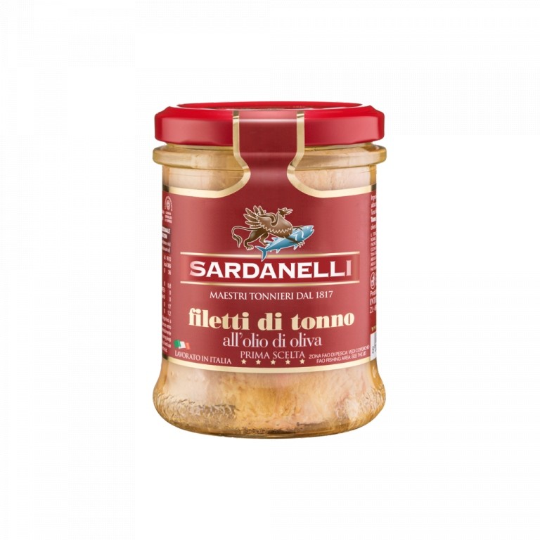TONNO SARDANELLI FILETTO O.O.VASO GR190