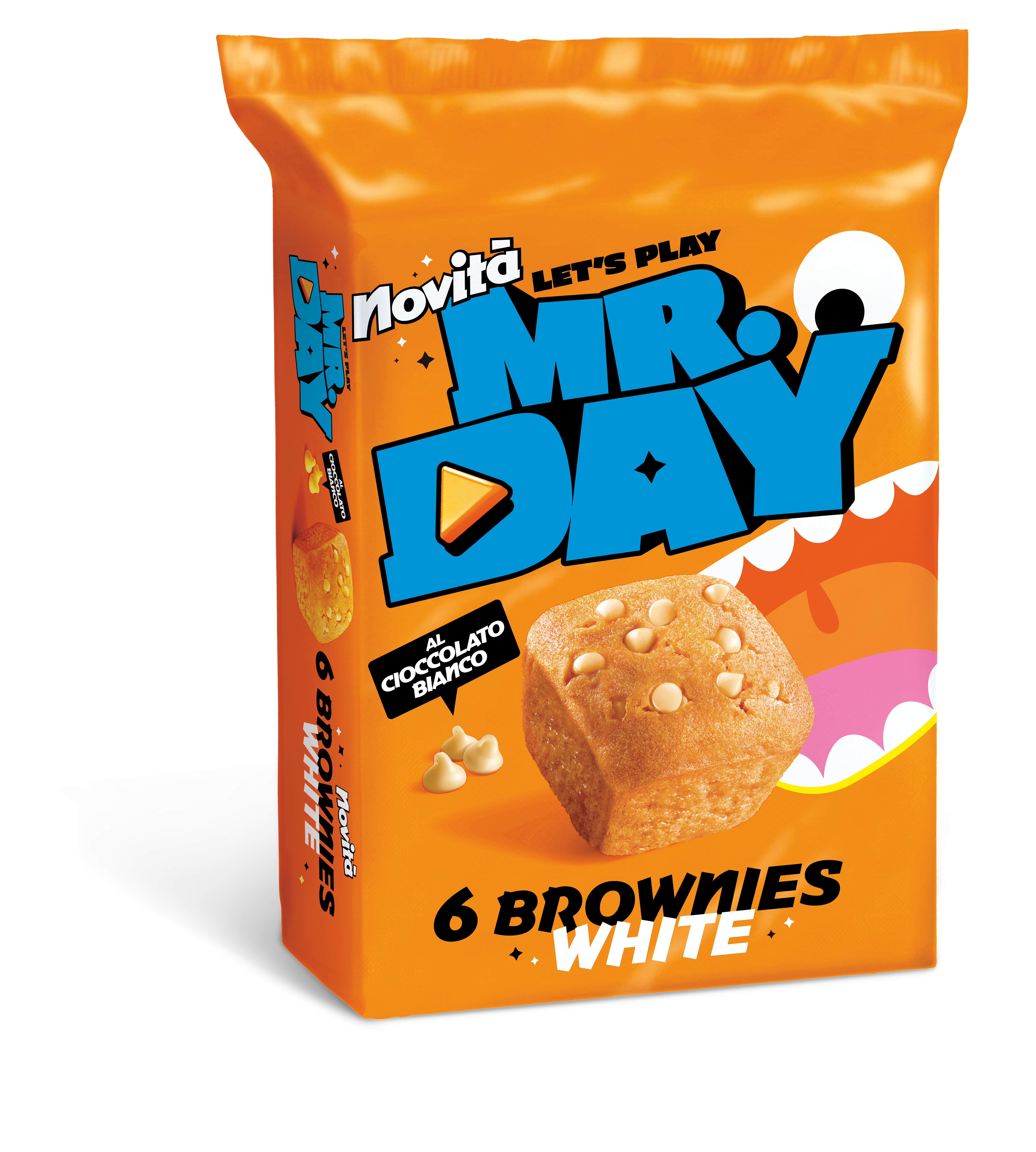 BROWNIES MR DAY CIOCCOLATO BIANCO GR.210