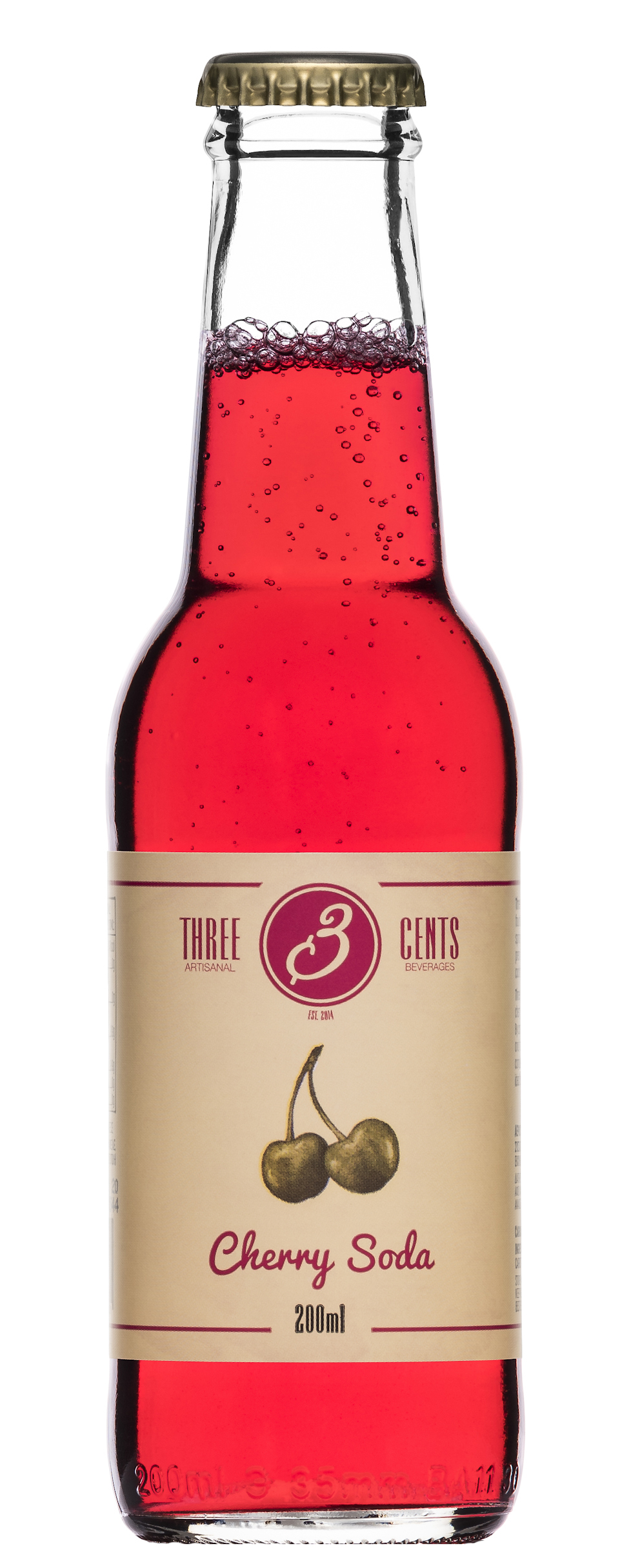 CHERRY SODA THREE CENTS CL.20                     