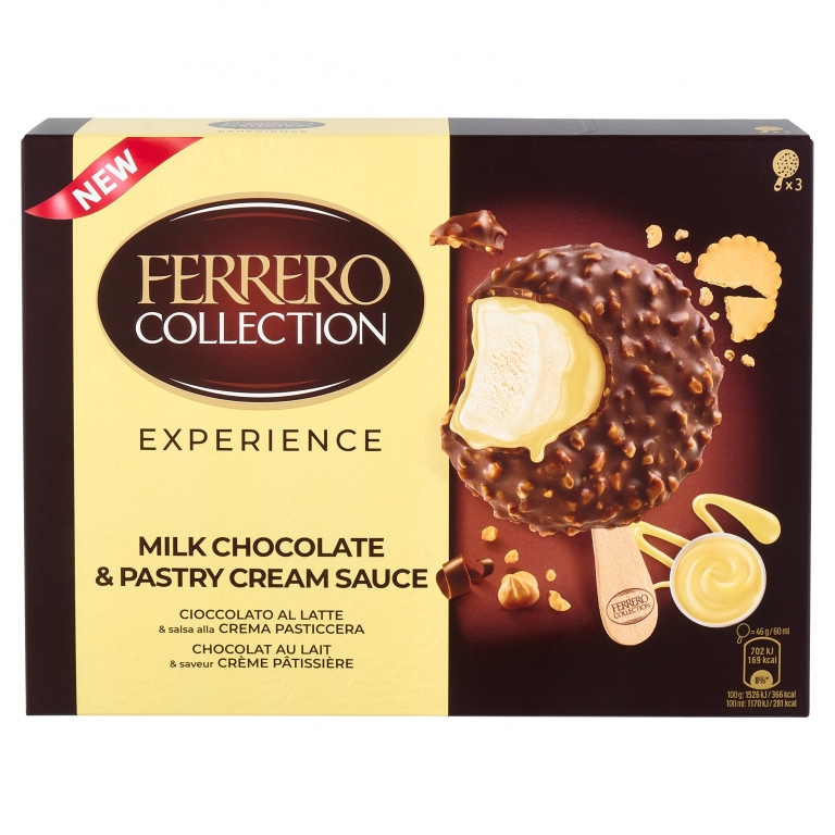 GELATO FERRERO CREMA PASTICCERA T3X8 GR.138
