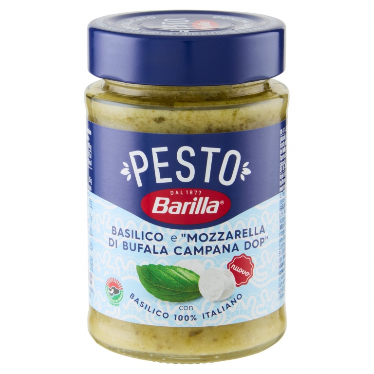 PESTO BASILICO MOZZARELLA BARILLA GR.190          