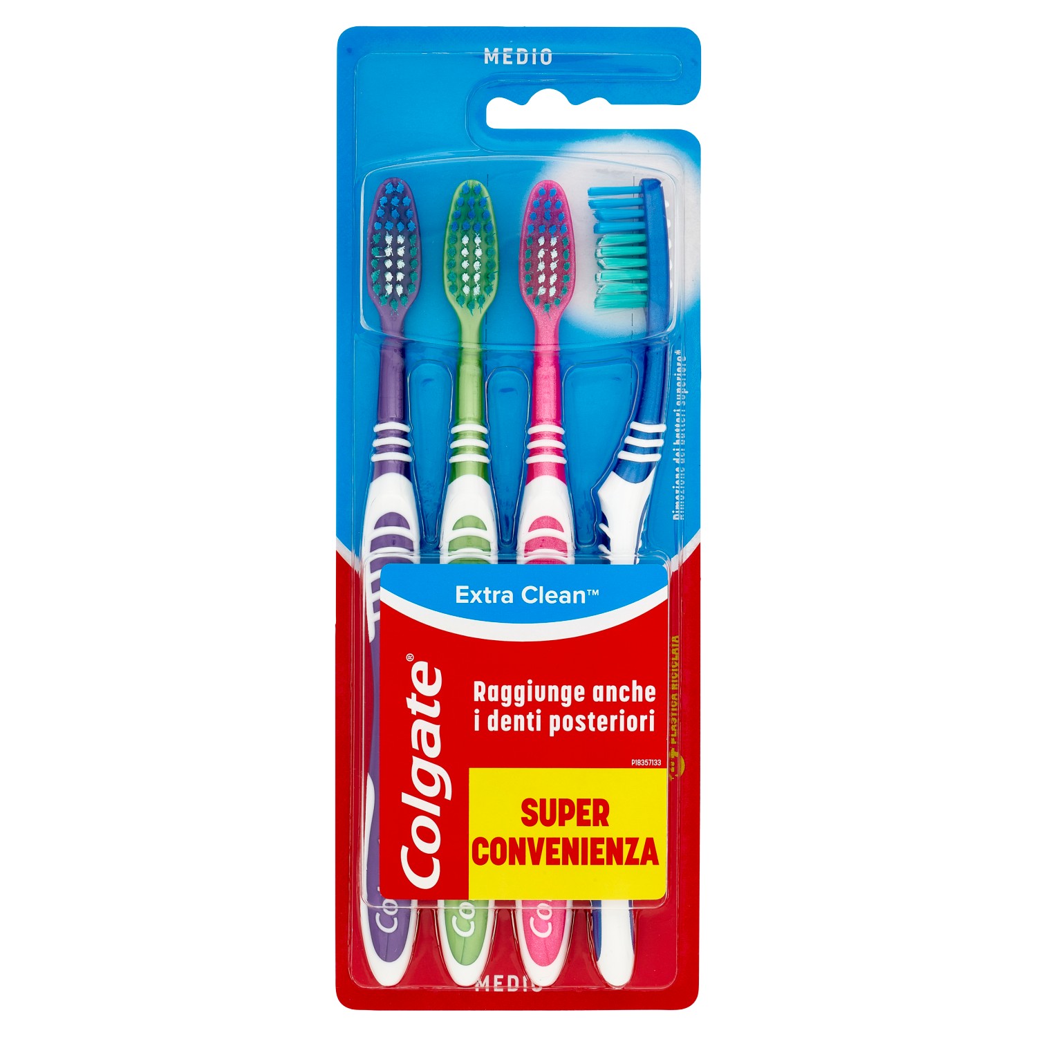 SPAZZ.COLGATE EXTRA DUO CLEAN X4