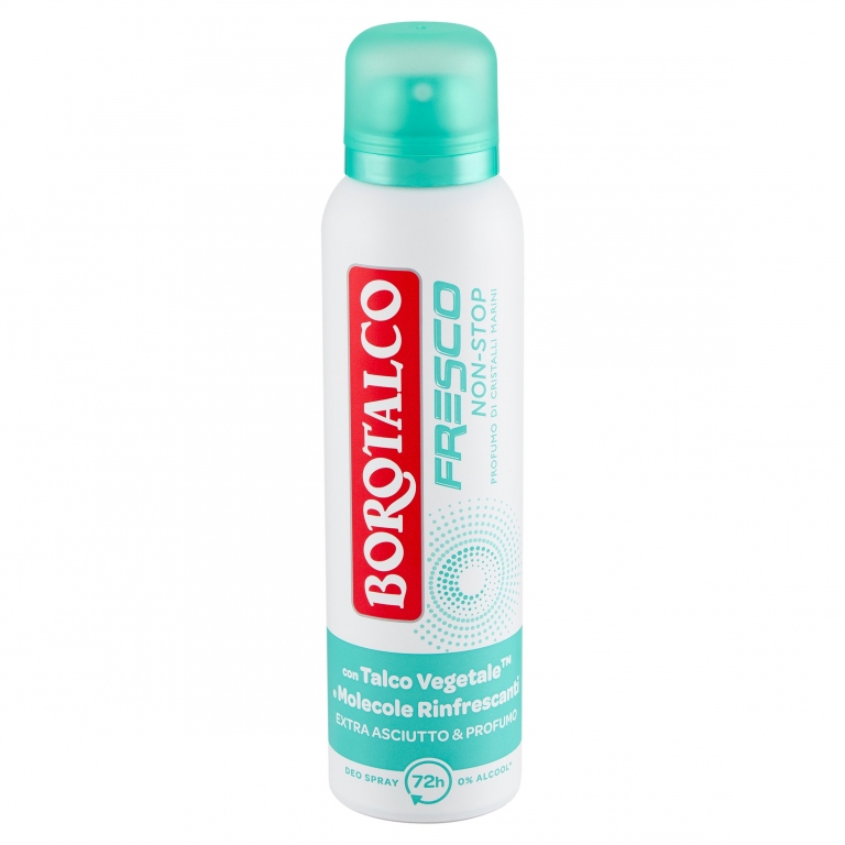 DEO BOROTALCO SPRAY NO STOP CRISTALLI MARINI ML150