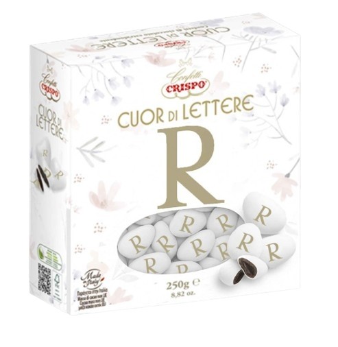 CONFETTI CRISPO CUOR DI LETTERA R  GR250          