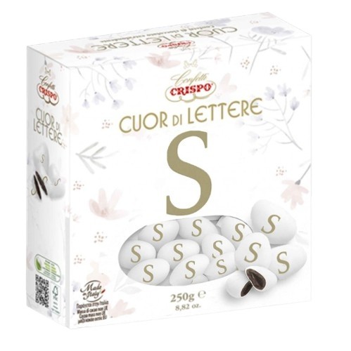 CONFETTI CRISPO CUOR DI LETTERA S  GR250          