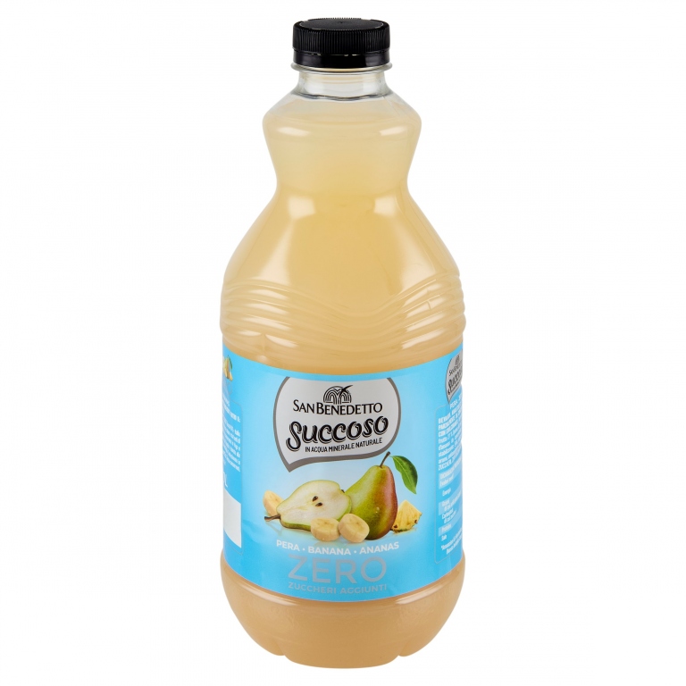 SUCCOSO S.BENED.ZERO PERA/BAN/ANANAS PET CL.90    