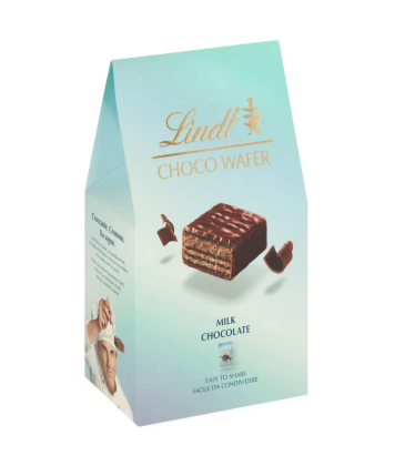 LINDT AST.CHOCO WAFER LATTE GR.130                