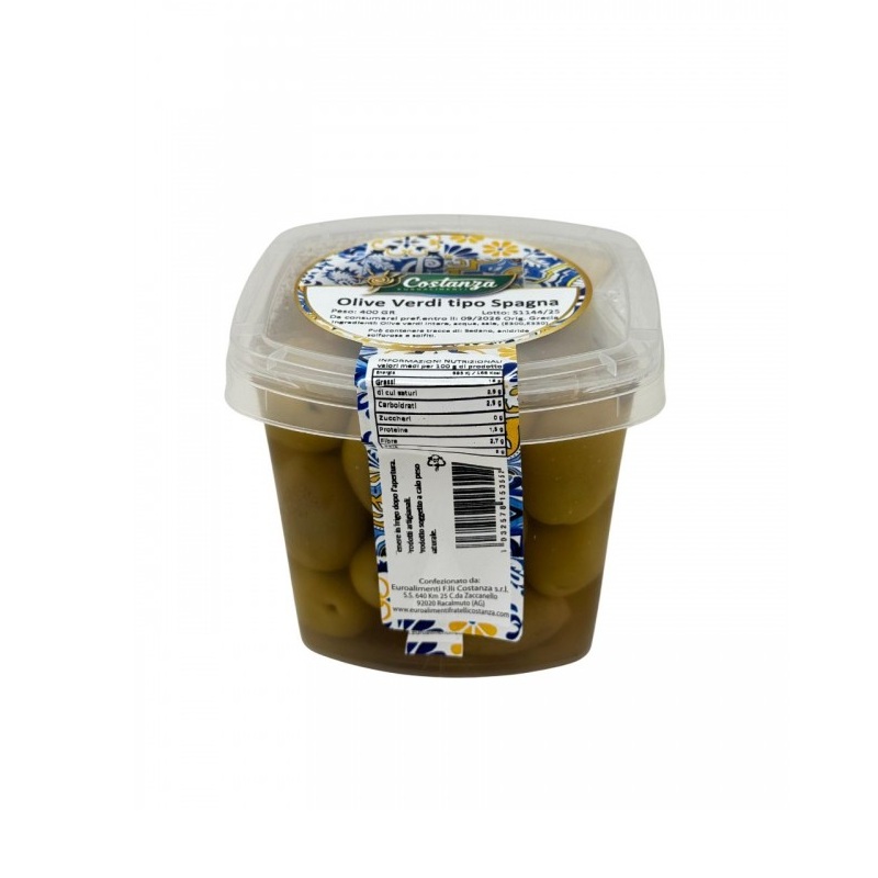 OLIVE VERDI INTERE GR.400 COSTANZA