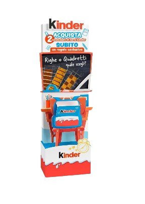 EXPO FERRERO KINDER COLAZIONE PIU T10X72          