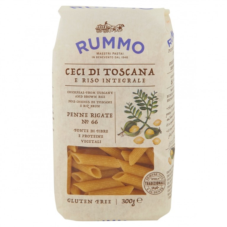 PASTA RUMMO AI LEGUMI S/G N.66 PENNE RIG.GR300    