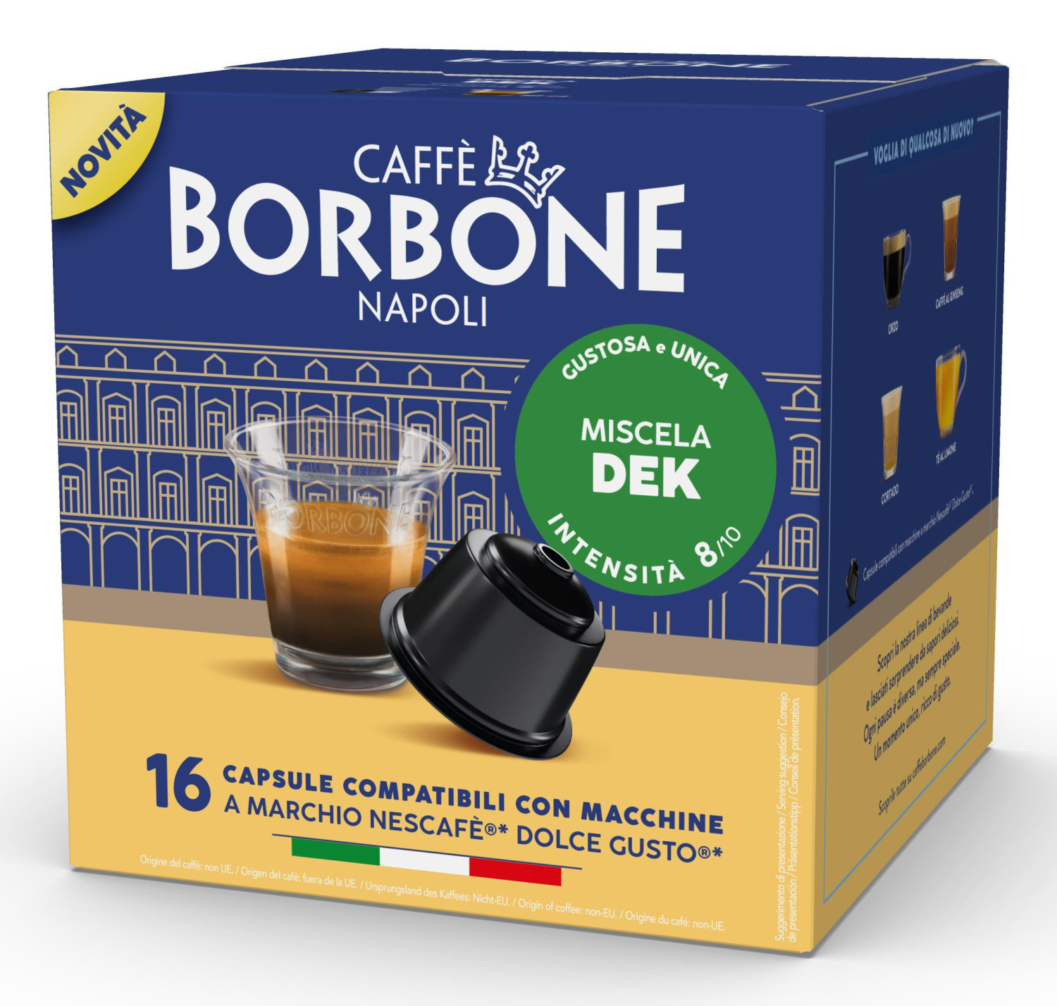 CAFFE' BORBONE COMP.DOLCEG.DEK X16PZ              